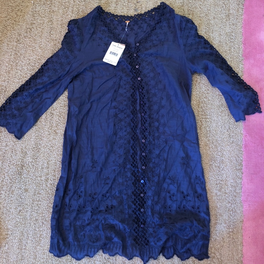 Free people blue dress